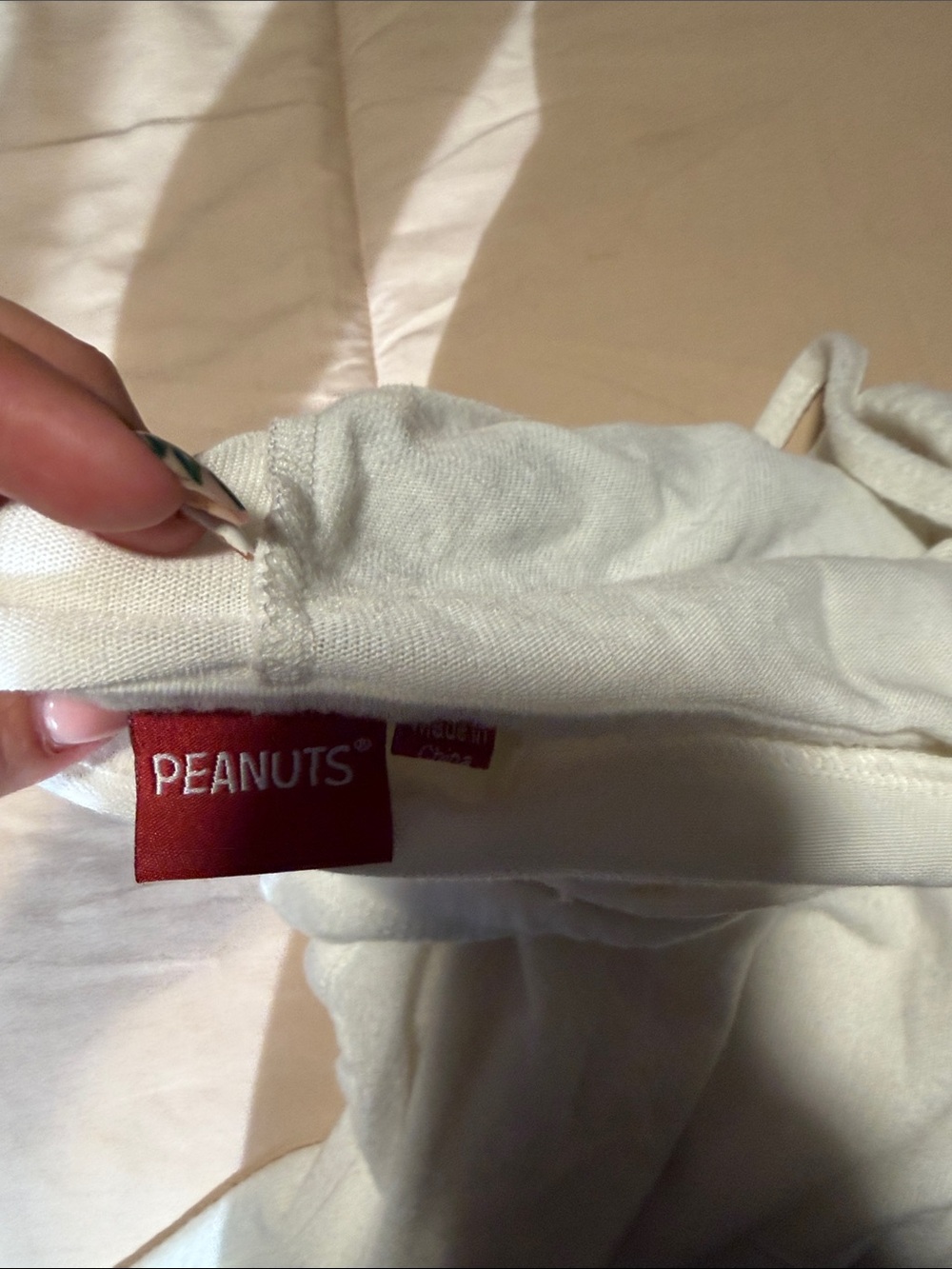 3 peanuts set, white lightweight hoodie, Halloween shorts, lounge t shirt - Picture 3 of 7